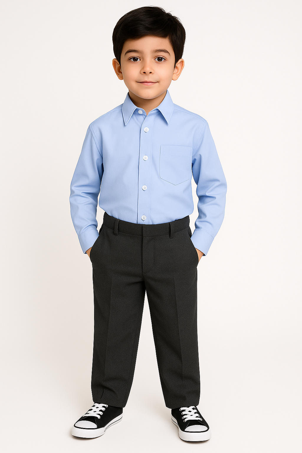 Boys Uniform Full Sleeves Shirt